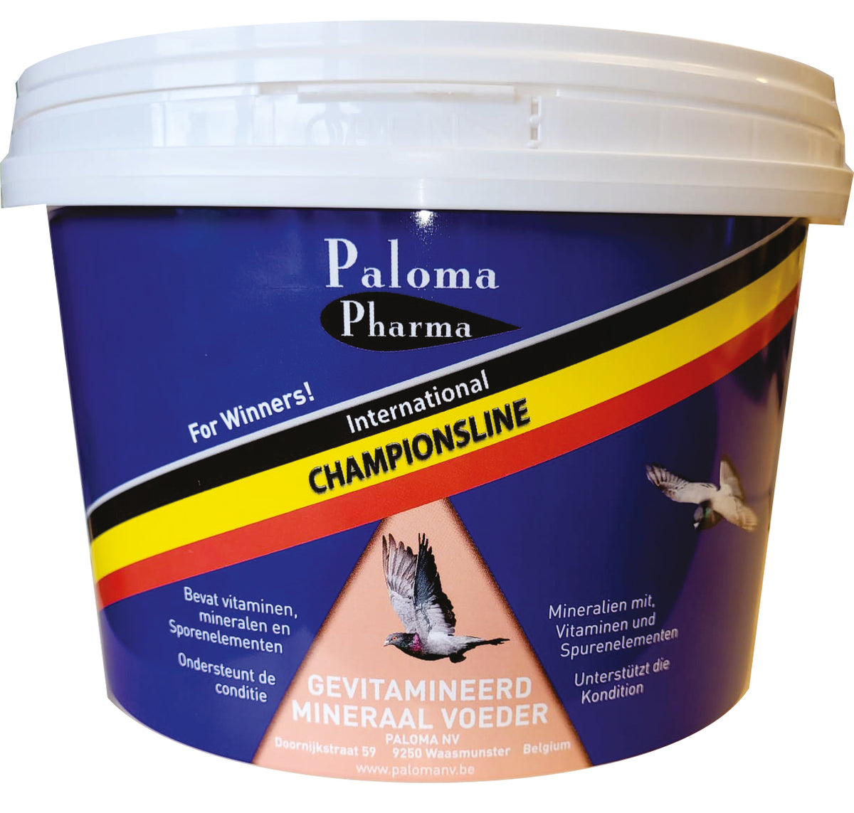 Paloma Vitaminiertes Mineralfutter roter Futterkalk 25 kg