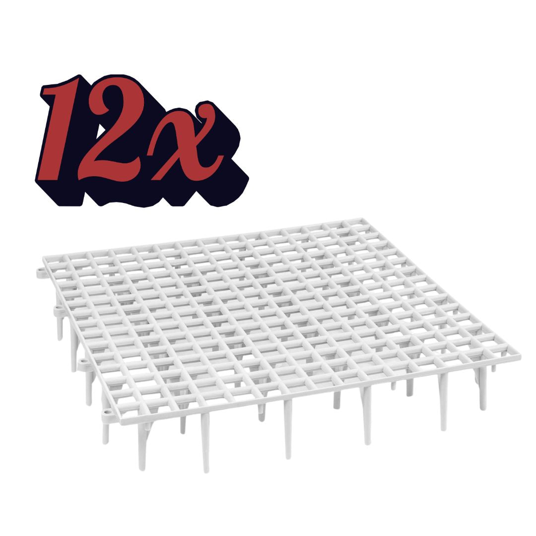 Floor Grate 50cm x 50cm x 9cm, Grey