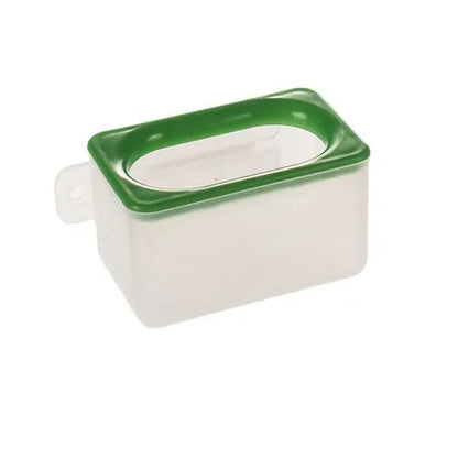 Eurital 1 Stück Zellnapf mit Leiste, einzeln (Grün) (A18A) - Animals & Pet Supplies > Pet Supplies > Bird Supplies > Bird Cage Accessories > Bird Cage Food & Water Dishes > Combined Bird Cage Food & Water Dishes