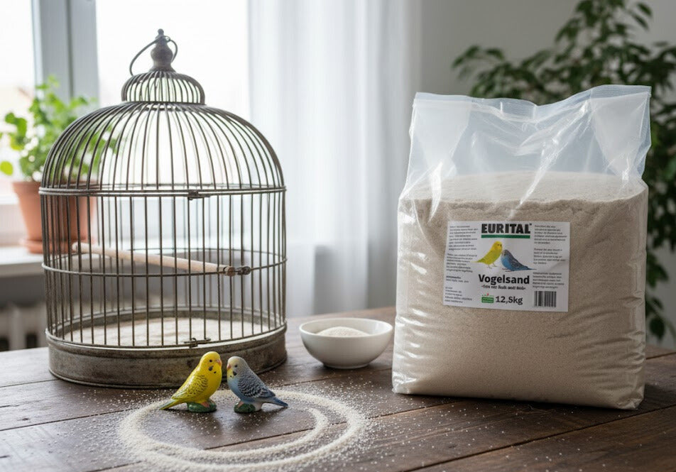 Eurital Vogelsand mit Kalk & Anis