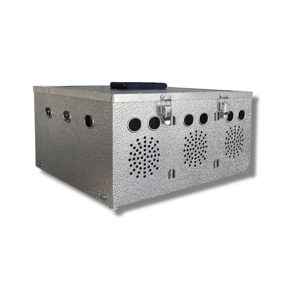 Taubentransportkorb Aluminium-Transportkorb 3-Fächer