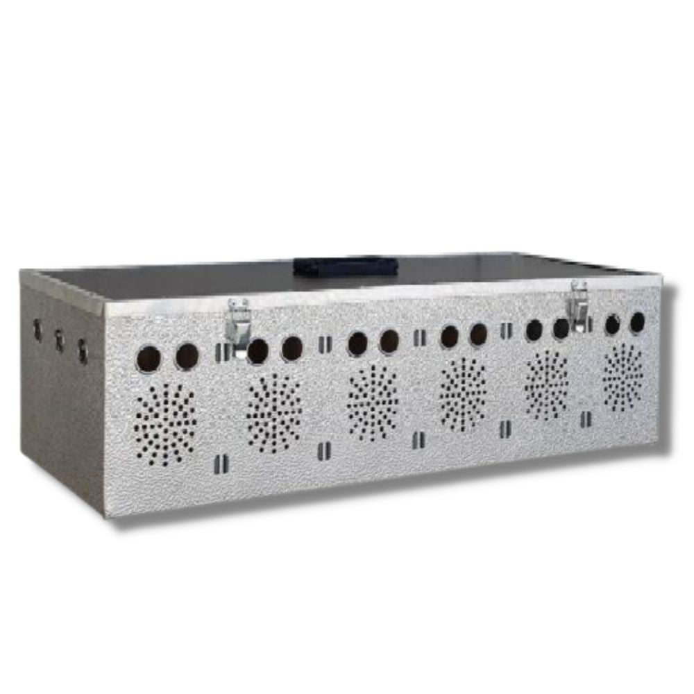 Taubentransportkorb Aluminium-Transportkorb 6-Fächer