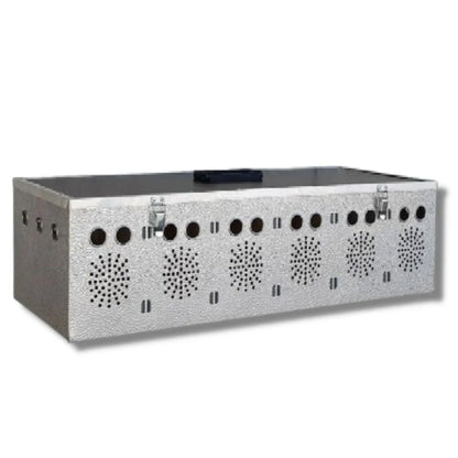 Eurital Taubentransportkorb Aluminium-Transportkorb 6-Fächer - Animals & Pet Supplies > Pet Supplies > Pet Carriers & Crates