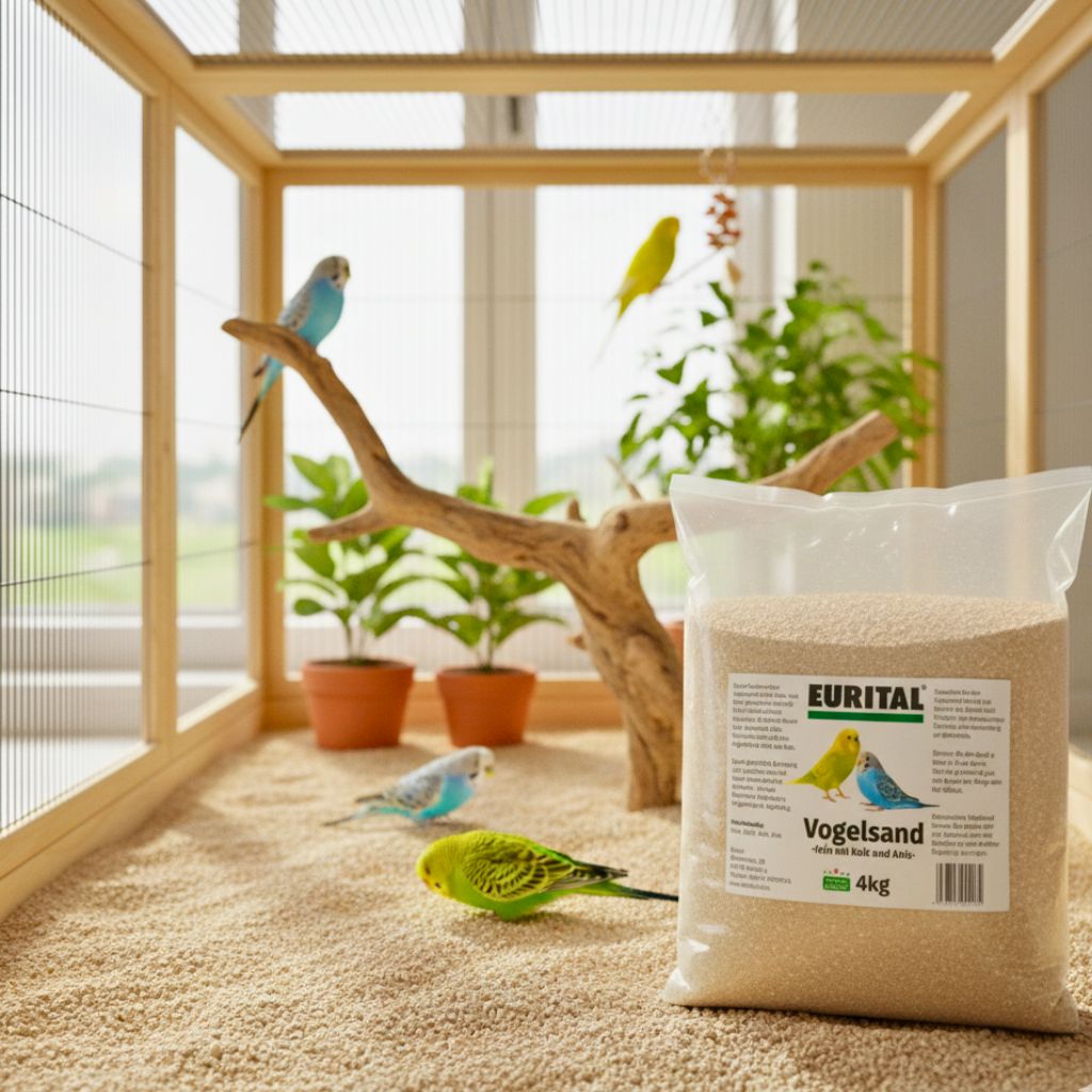 Eurital Vogelsand mit Kalk & Anis