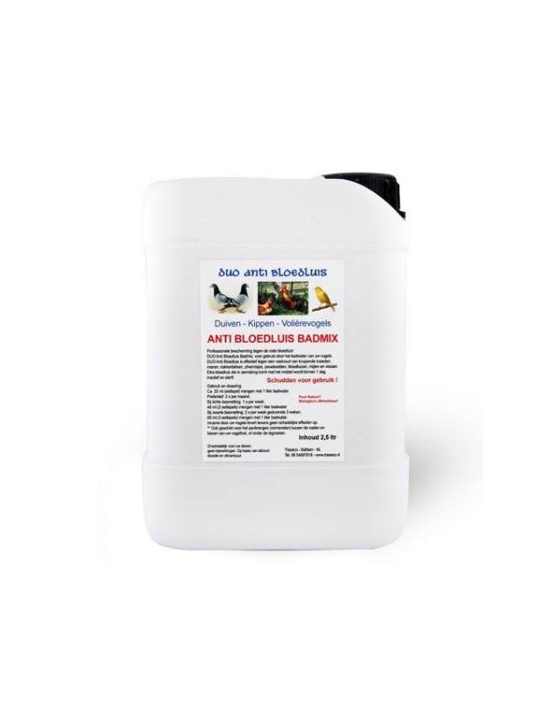 Duo Anti Milbe Bademixtur 2,5 Liter von Traseco für Tauben und Geflügel