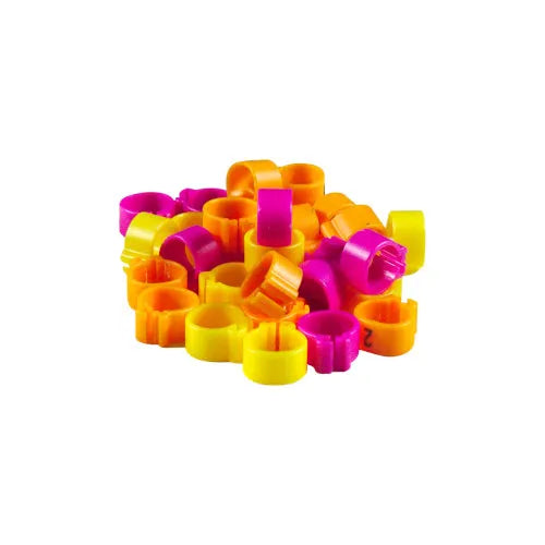 Eurital Eurital clip rings 9 mm inner diameter plastic 7 colors - Animals & Pet Supplies > Pet Supplies > Bird Supplies