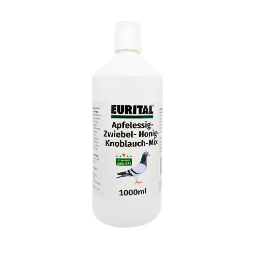 Eurital Eurital Apple Cider Vinegar, Onion, Honey, Garlic Mix 1l - Animals & Pet Supplies > Pet Supplies > Bird Supplies > Bird Food