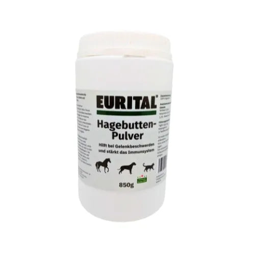 Eurital Eurital Hagebuttenpulver 850g - 100% natürliche Hagebutten - Animals & Pet Supplies Ergänzungsfuttermittel