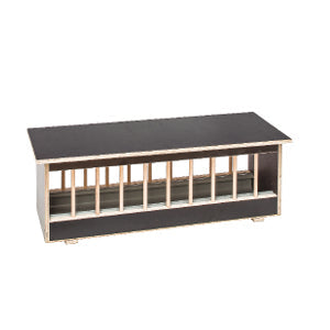 Futtertrog mit Klappdeckel Premium 100cm Breit (G04A)