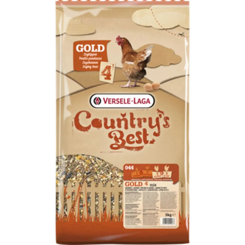Country's Best Versele–Laga Countrys Best Gold 4 Mix 20kg - Business & Industrial > Agriculture > Animal Husbandry > Livestock Feed > Chicken Feed