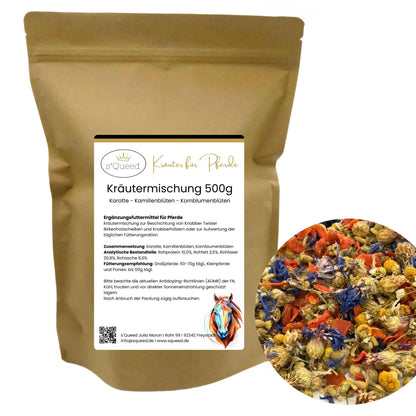 Kräutermischung 500g zur DIY Beschichtung von Knabber Twister Scheiben und Birkenhölzern