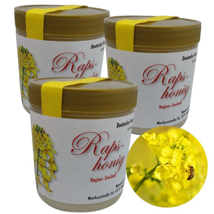 Eurital Eurital Rapshonig Emsland Set 3x500g Deutscher Honig - Food, Beverages & Tobacco > Food Items > Condiments & Sauces > Honey