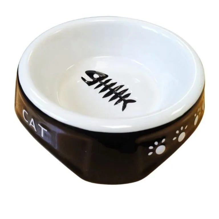 Eurital Keramiknapf Katze mit Fischgräten ca. 250ml - Animals & Pet Supplies > Pet Supplies > Pet Bowls, Feeders & Waterers > Bowls