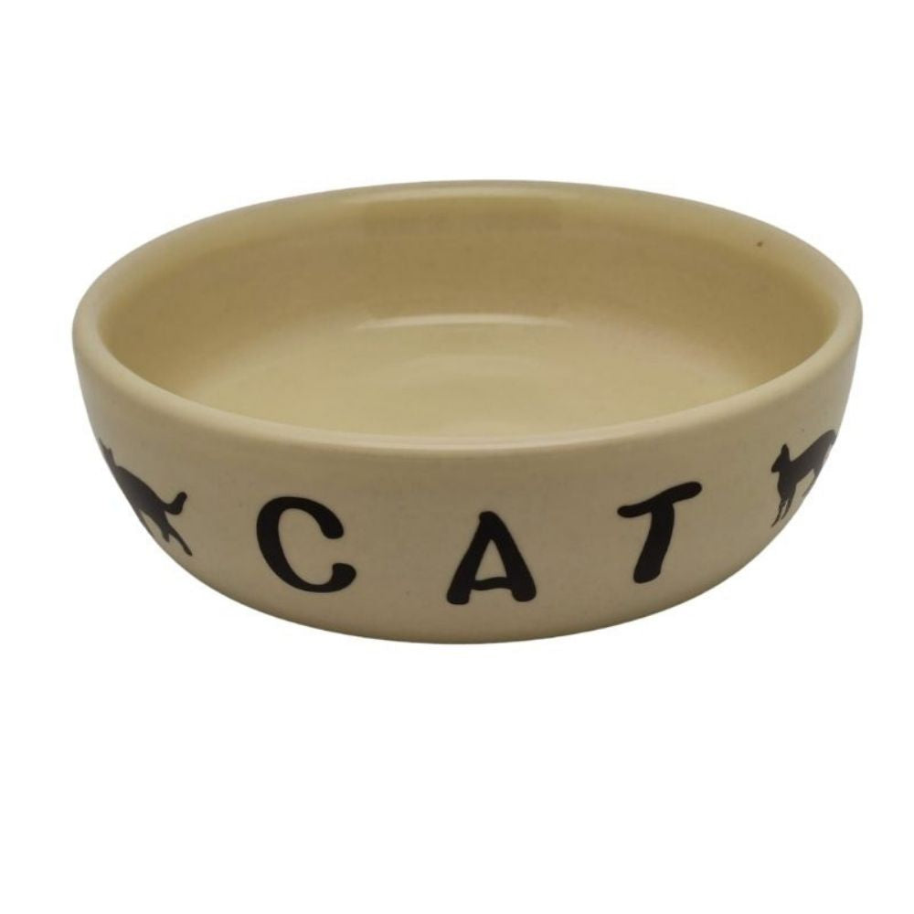 Eurital Eurital Keramiknapf Katzen Hellgelb 200ml Standfest - Animals & Pet Supplies > Pet Supplies > Pet Bowls, Feeders & Waterers > Bowls