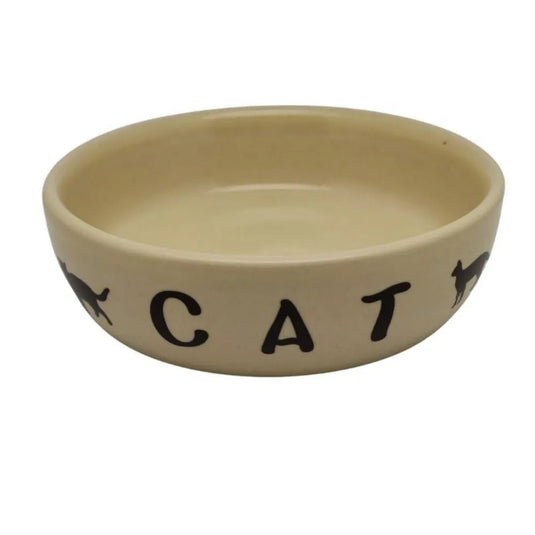 Eurital Eurital ceramic cat bowl light yellow 200ml stable - Animals & Pet Supplies > Pet Supplies > Pet Bowls, Feeders & Waterers > Bowls
