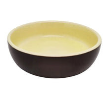 Eurital Keramiknapf innen Gelb - außen Baun ca. 250ml - Animals & Pet Supplies > Pet Supplies > Pet Bowls, Feeders & Waterers > Bowls