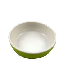 Eurital Keramiknapf innen Weiß - außen Grün ca. 250ml - Animals & Pet Supplies > Pet Supplies > Pet Bowls, Feeders & Waterers > Bowls