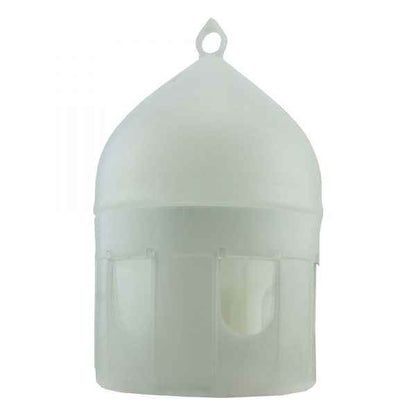 Klaus Kunststofftränke mit Tragering 3,5 Liter (weiß)