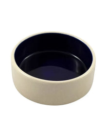Eurital Napf aus Ton beige mit blau 250ml - Home & Garden > Decor > Decorative Bowls