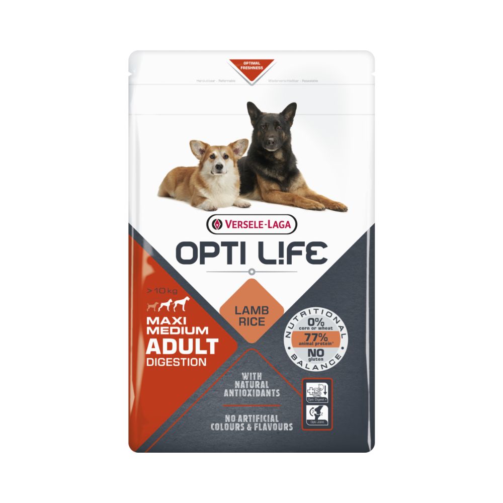 Versele-Laga Opti Life Adult Digestion Medium & Maxi 12,5kg