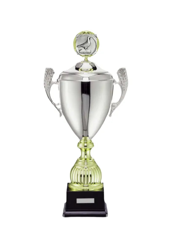 Eurital Eurital Pokal 5561 Silber Gold 32 cm mit Taubenemblem - Arts & Entertainment > Party & Celebration > Trophies & Awards > Trophies