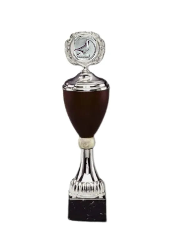 Eurital Eurital Pokal 5935 Silber Schwarz 27,5 cm mit Taubenmotiv - Arts & Entertainment > Party & Celebration > Trophies & Awards > Trophies