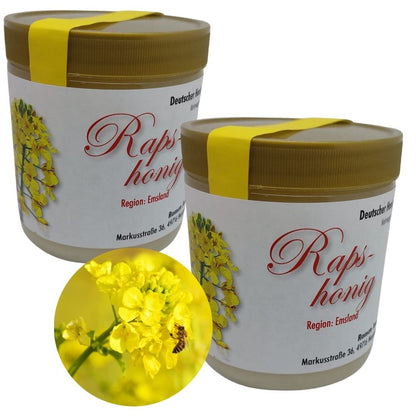 Eurital Eurital Rapshonig Emsland Set 2x500g Deutscher Naturhonig - Food, Beverages & Tobacco > Food Items > Condiments & Sauces > Honey