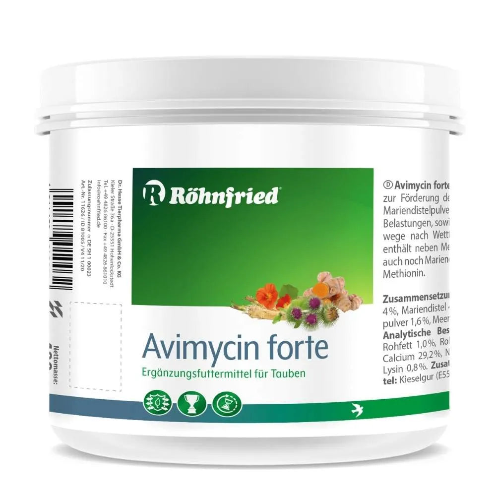 Röhnfried Röhnfried Avimycin forte 400 g - Animals & Pet Supplies > Pet Supplies > Pet Vitamins & Supplements Ergänzungsfuttermittel