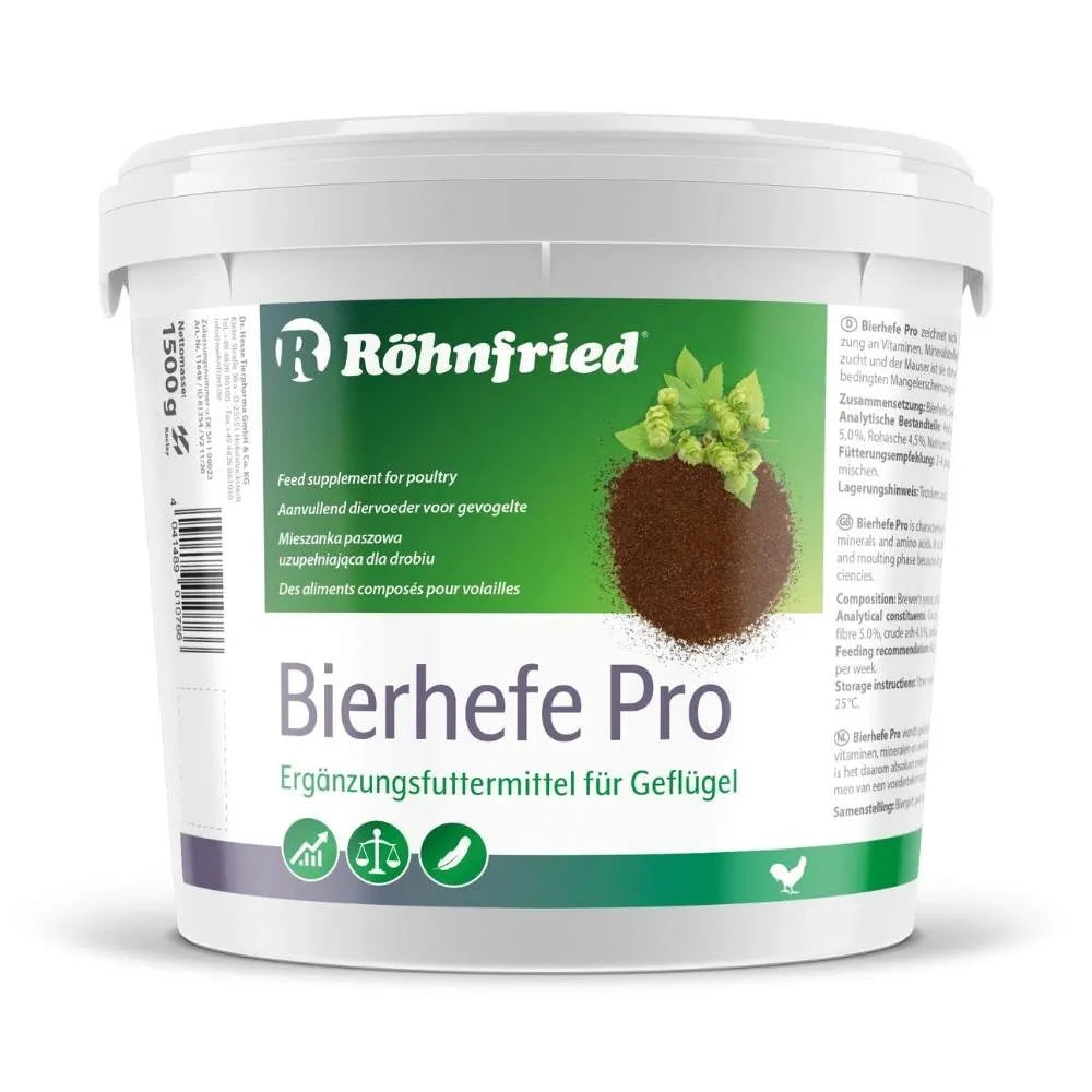 Röhnfried Röhnfried Bierhefe Pro 1500g - Animals & Pet Supplies > Pet Supplies > Pet Vitamins & Supplements Ergänzungsfuttermittel