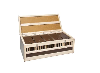 Eurital Taubentransportkorb mit 5 Fächern (G64) - Animals & Pet Supplies > Pet Supplies > Pet Carriers & Crates