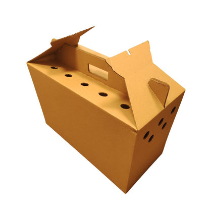 Transportkarton für Tauben, Geflügel und Kleintiere (groß)