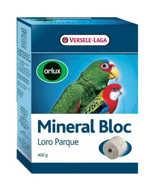 Orlux Versele Laga Orlux Mineral Block Loro Parque 400 g - Animals & Pet Supplies > Pet Supplies > Bird Supplies > Bird Food