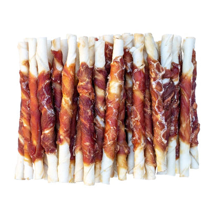 Voskes Chewy Sticks Rinderhautstäbe mit Ente 40 Stück