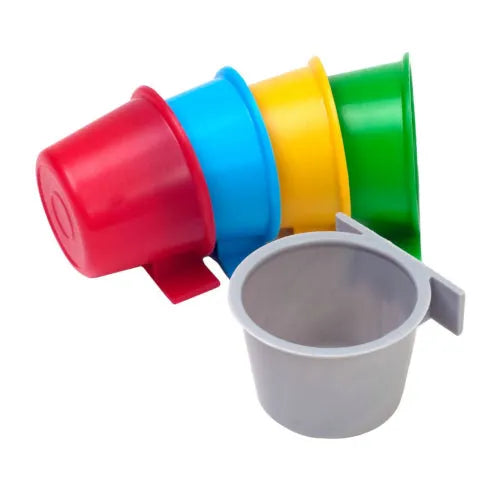 Eurital 1 Stück Futternapf/Wassernapf aus Kunststoff (Weiß) (A17) - Animals & Pet Supplies > Pet Supplies > Bird Supplies > Bird Cage Accessories > Bird Cage Food & Water Dishes