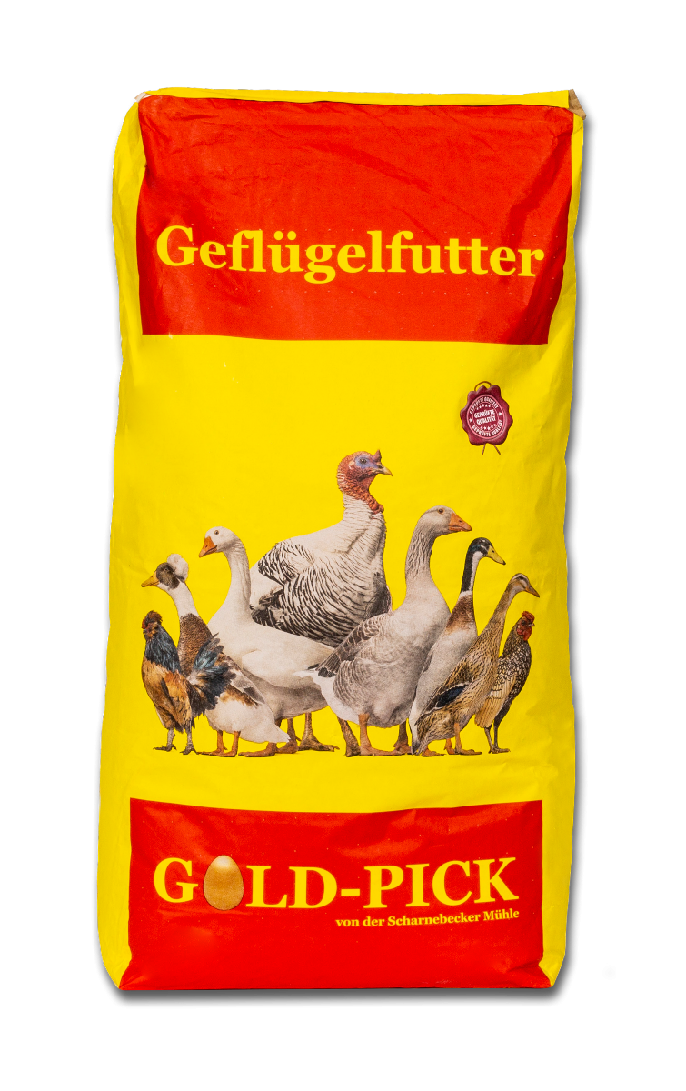 Scharnebecker Mühle Goldpick Hennenalleinmehl 25kg Alleinfutter Legehennen - Business & Industrial > Agriculture > Animal Husbandry > Livestock Feed > Chicken Feed Einzelfuttermittel
