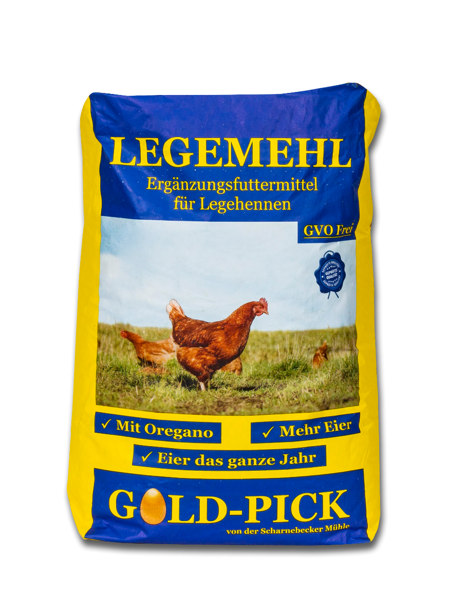 GOLDPICK Legemehl GVO frei mit Oregano 20 kg