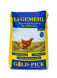 GOLDPICK Legemehl GVO frei mit Oregano 20 kg